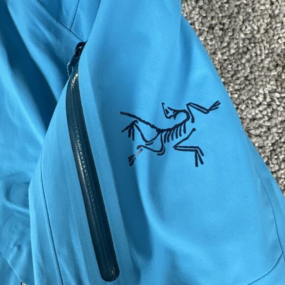 Arcteryx Sentinel Jacket Womens S Electric Blue Goretex Softshell Weatherproof - Picture 13 of 14